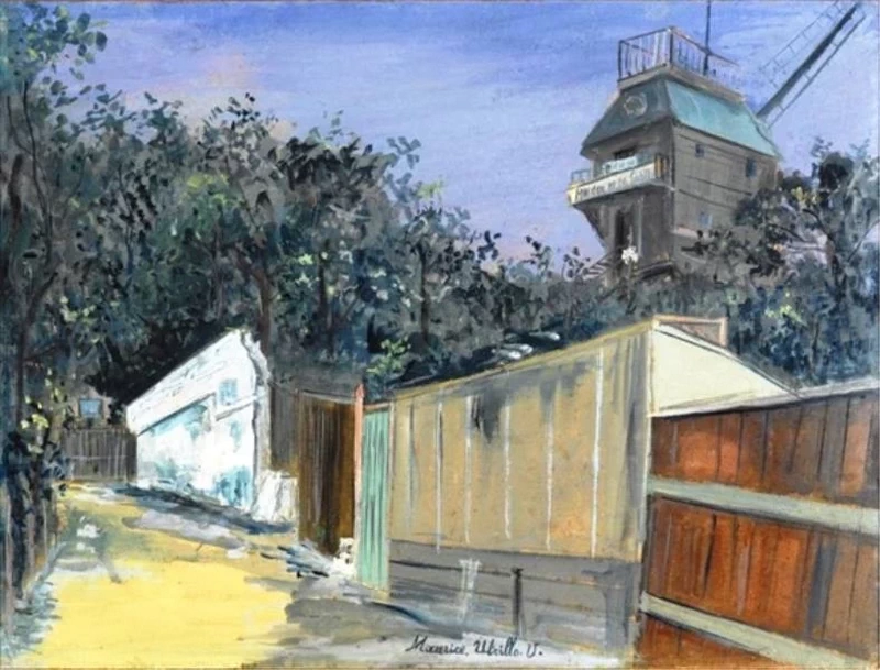 Le Moulin de la Galette à Montmartre - 1915